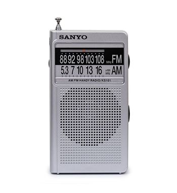 Sanyo radio am/fm a pilas vertical ks101 - KS-101
