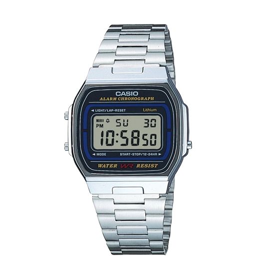 A-164wa-1v casio reloj plateatdo - A164WA-1V_1