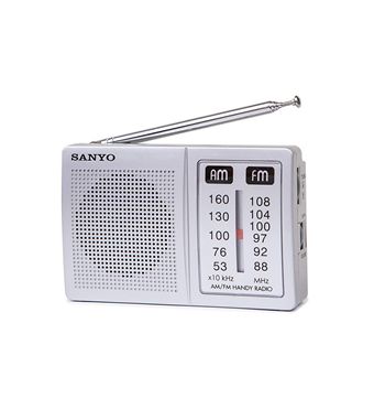 Sanyo radio am/fm a pilas horizontal mediana ks-108 - KS-108