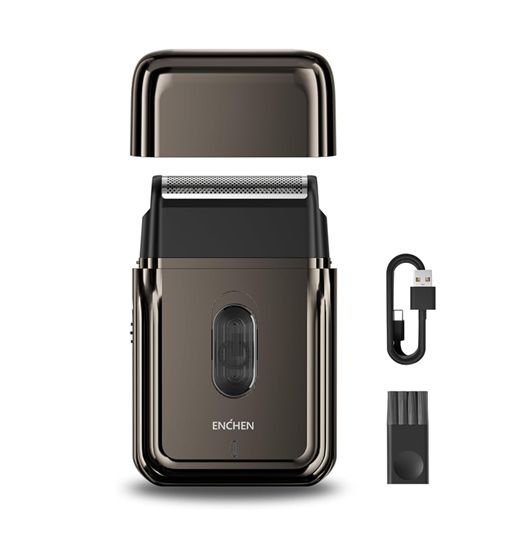 Enchen afeitadora eléctrica recargable mini aluminio rasuradora ms003 - MS003_1