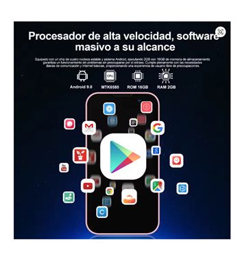 Mini móvil android i17 pro max dual sim cámara hd 2gb + 16gb 3" i17promax - I17PROMAX_3