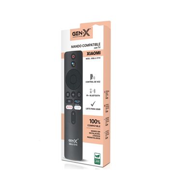 Gen-x mando smart tv compatible xiaomi control voz ir + bt xi-64 - XIBLU-2114
