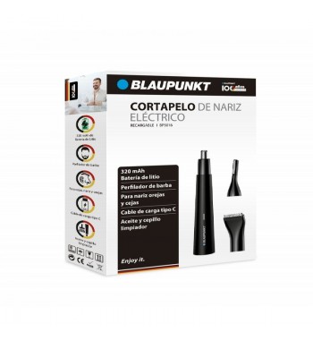Blaupunkt cortapelo nariz orejas cejas c/prefilador recargable bp-5016 - BP5016@4