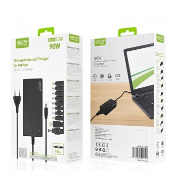 Green lyca cargador universal portátiles 90w 12-24v 10 clavijas g-1266 - G-1266_2