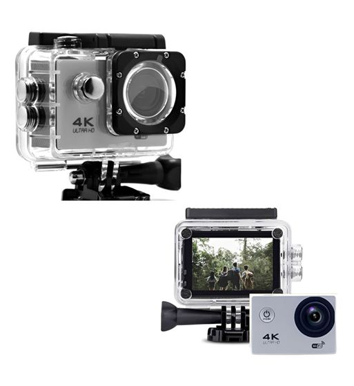 Green lyca cámara deportiva accion 4k pantalla 2" sumergible 30m gl69145 - GL69415_1