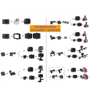 Green lyca cámara deportiva accion 4k pantalla 2" sumergible 30m gl69145 - GL69415_3