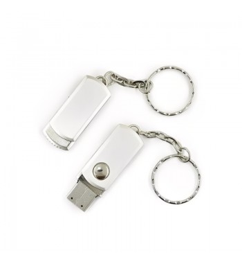 Pen drive mini metálico memoria usb 8gb alta vel. con llavero nck005 - NCK005_2