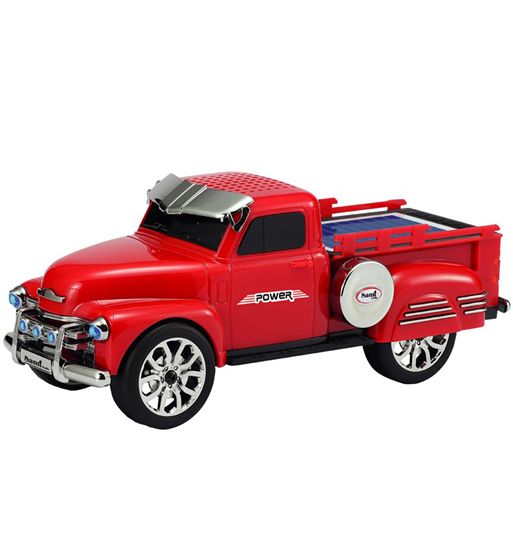 Sami altavoz inalámbrico multimedia camioneta retro pickup 5w solar rs-9106 - RS-9106