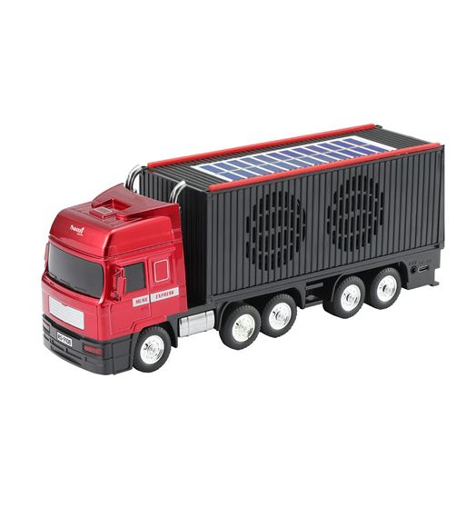 Sami altavoz inalámbrico multimedia camión trailer 10w carga solar rs-9108 - RS-9108
