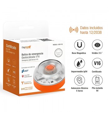 Digivolt luz de emergencia homologada geolocalizada v16iot bde-v16 - BDE-V16_2