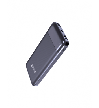 Unico power bank 10000mah 2 usb, tipo-c y micro usb carga rápida pb1991 - PB1991