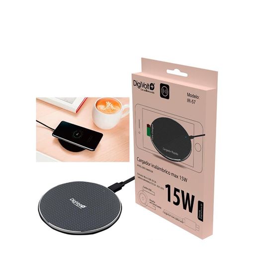 Digivolt cargador inalámbrico rápido 15w ir-57 - IR-57