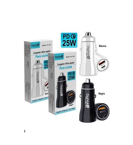 Digivolt cargador usb 20w y tipo c 25w qc-2451 - QC-2421_B01