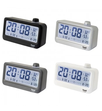 Sami despertador digital recargable tª calend. humedad dígitos xxl ld-9823 - LD-9823