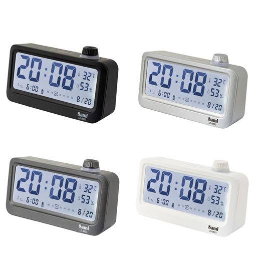 Sami despertador digital recargable tª calend. humedad dígitos xxl ld-9823 - LD-9823