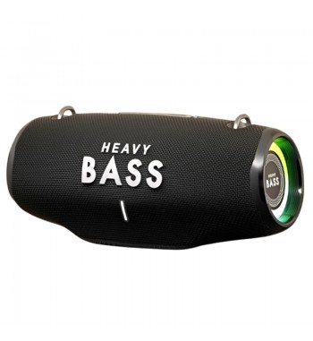 Heavy bass altavoz bt 5.3 portátil boom box 75w rgb inalámbrico bass-36 - BASS-36