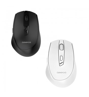 Omega ratón inalámbrico dual recargable tipo c bluetooth 1200dpi omc529 - OMC529