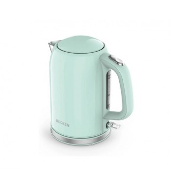 Becken hervidor eléctrico retro vintage 2200w 1.7l verde bwk8769gr - BWK8769GR