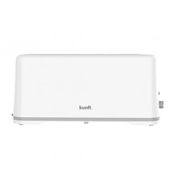 Kunft tostador 1 ranura boca ancha 1050w 6 niveles blanco kt4558 - KT4558
