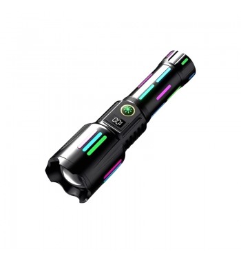 Linterna potente recargable powerbank aluminio multifuncional kh-w515 lk62 - LK62_1