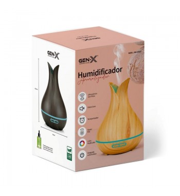 Gen-x humidificador aromatizador grande luz led ultrasónico 400ml ha-6515 - HA-6515_2