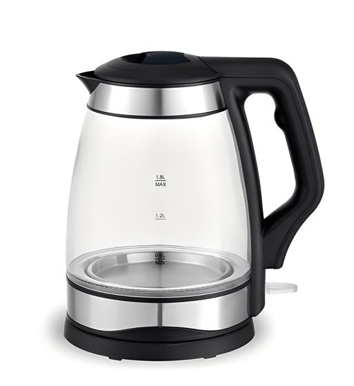 Maxell hervidor de agua jarra cristal templado 1.8l 1500w mp-he1828 - MP-HE1828