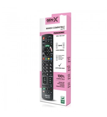 Gen-x mando universal para panasonic códigos preinstalados pag-2107 - PAG-2107