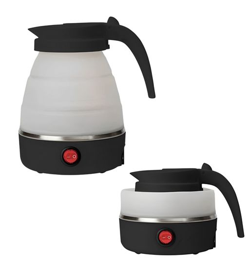 Platinet hervidor de agua eléctrico plegable 0.6l 600w silicona pek-187 - PEK-187_1