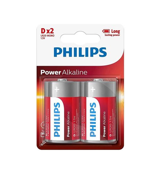 Philips pila alcalina d lr20 1.5v blíster de 2 pilas ph-r20-b2 - PH-R20-B2_1