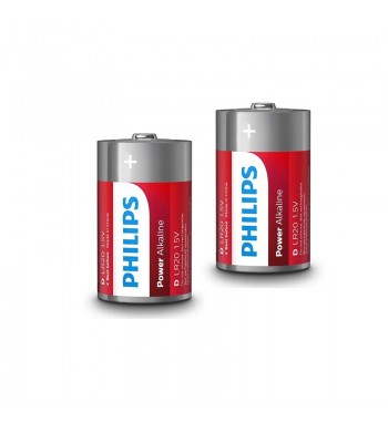 Philips pila alcalina d lr20 1.5v blíster de 2 pilas ph-r20-b2 - PH-R20-B2_2