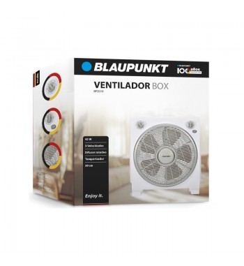 Blaupunkt ventilador boxfan 45w 30cm 5 aspas 3 velocidades temp. bp-2019 - BP-2019_2