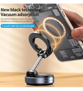 Soporte de móvil magnético c/ventosa autosucción bidireccional lyej984 - LYEJ984_4