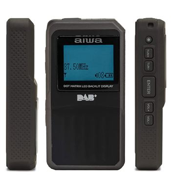 Aiwa radio digital bolsillo dab negra rd-20dab - RD-20DAB_01