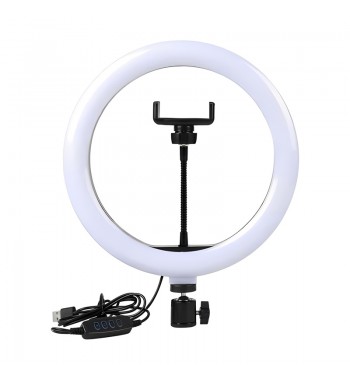 Sanda anillo led regulable para selfie 30cm luz ajustable sd-6225 - SD-6225