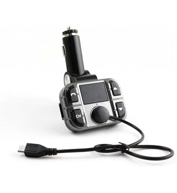 Omega transmisor de bluetooth coche con mando pantalla lcd outf28 - OUTF28_B