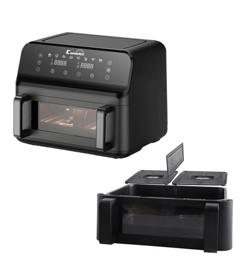 Comelec freidora de aire 9l 2700w doble cestillo independientes fa-9045 - FA-9045