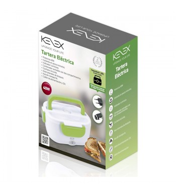 Kenex fiambrera eléctrica portátil corriente y coche 40w 220v/12v kna-262 - KNA-262_5