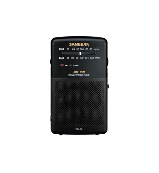 Sangean radio portátil am/fm c/altavoz vertical a pilas sr-35 - SR-35