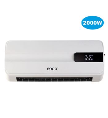 Sogo calefactor pct de pared con ventilador 2000w ss-18360 - SS-18360_B00