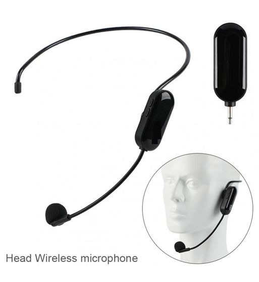 Sanda micrófono casco inalámbrico transmisor sd-6587 - sd-6587