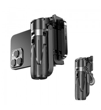 Mini trípode palo selfie quadripod bt telescópico multifuncional fsd1932 - FSD1932_1