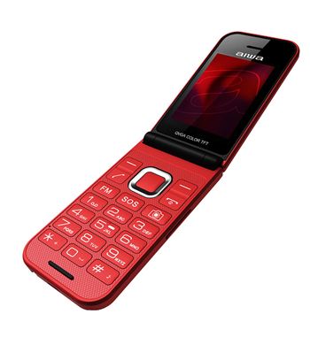 Aiwa teléfono móvil flip senior multifunción 2.4" rojo fp-24rd - FP-24RD_B03