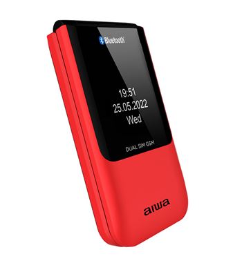 Aiwa teléfono móvil flip senior multifunción 2.4" rojo fp-24rd - FP-24RD_B05