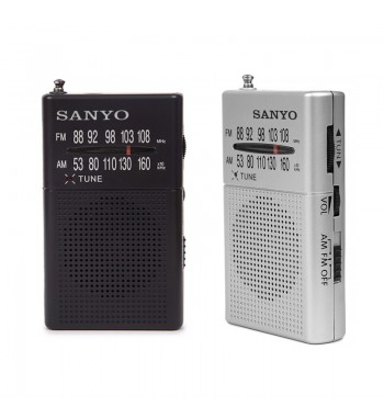 Sanyo radio vertical bolsillo pequeña am/fm a pilas ks-125 - KS-125