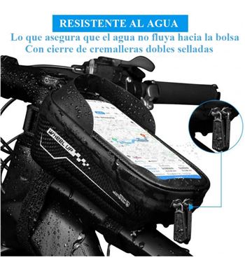 Soporte bicicleta con bolsa impermeable para móvil 6.5" fsd1590 - FSD1590_B01