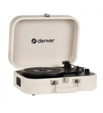Denver tocadiscos retro grabación usb blanco 33 1/3, 45 y 78 rpm vpl-130 - VPL-130_1