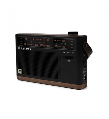 Sanyo radio sobremesa grande analógica recargable 3 bandas con asa ks-138 - KS-138_1