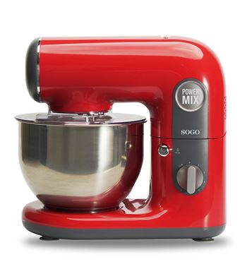 Sogo batidora mezcladora amasadora robot 1000w 5l rojo ss-14510 - SS-14510_B01