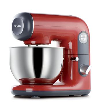 Sogo batidora mezcladora amasadora robot 1000w 5l rojo ss-14510 - SS-14510_B00