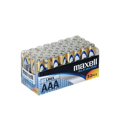 Maxell pila alcalina lr-03 aaa 1.5v pack de 32 pilas - LR-03M-B32